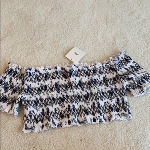 off the shoulder bandeau